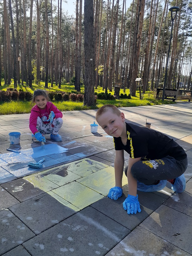 У Гостомелі ожила "Мрія": відео і фото унікального муралу